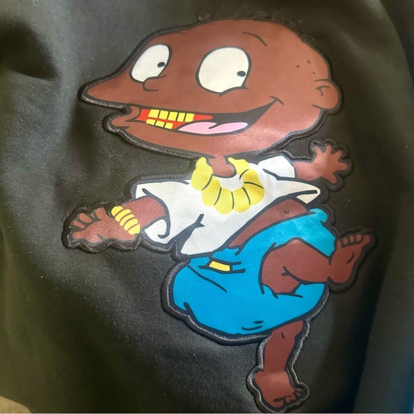 New “Smock Me” Black Tommy Rugrats Sweatshirt – LA Local Designer - Picture 3 of 4